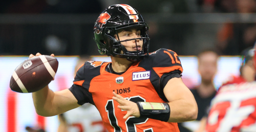 Rourke sets single-game record for Canadian quarterbacks in huge BC Lions win
