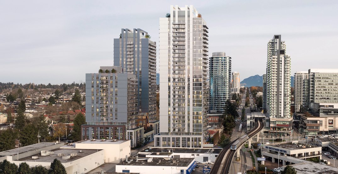 Construction begins on three 649unit rental towers adjacent to the