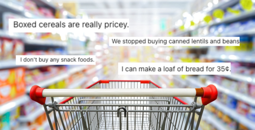 Canadians share the lengths they are going to save money on groceries