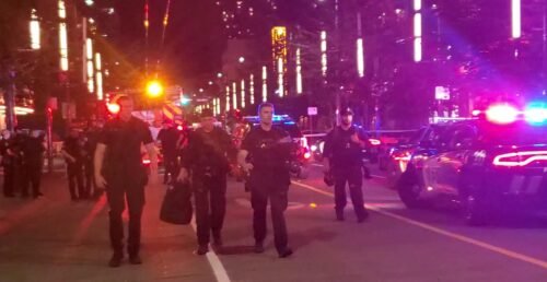 Granville Street machete attack leaves four in hospital with life-altering injuries