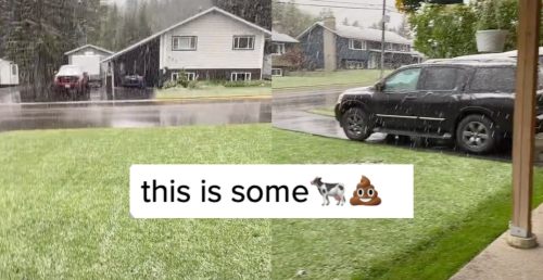 BC town welcomed the first weekend of summer with snow (VIDEO)