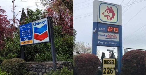 Metro Vancouver woke up to a heart attack at the pumps this weekend