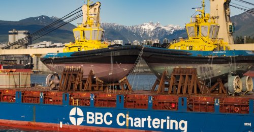 New battery-electric tugboats now in use in Vancouver harbour