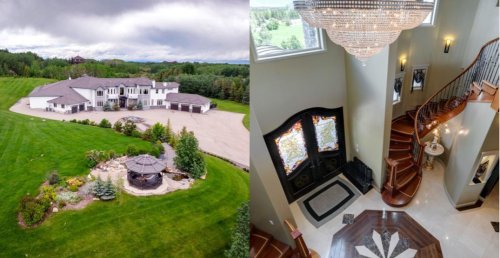 A Look Inside: $5M Alberta mansion with a 2,700-square-foot gymnasium (PHOTOS)