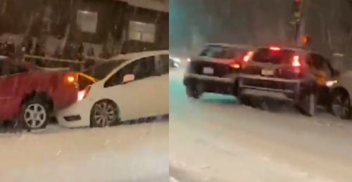 "Real sh*tshow": Metro Vancouver dealing with major snow struggles (VIDEOS)