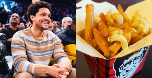 Trevor Noah indulges in Canada's favourite food while in Toronto (PHOTOS)