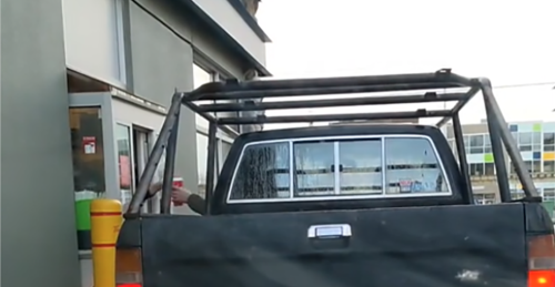 Man absolutely loses it on Metro Vancouver Tim Hortons drive-thru worker (VIDEO)