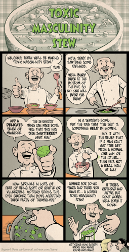 (Cartoon) Toxic Masculinity Stew