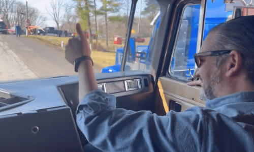 Ted Cruz plays pretend trucker after voting against saving their pensions