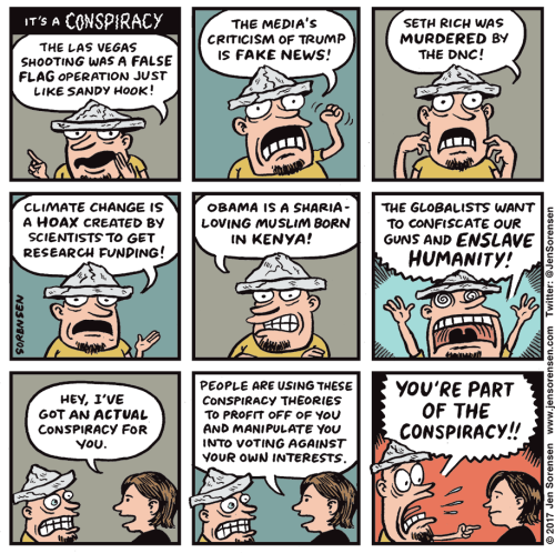 Cartoon: It's a conspiracy