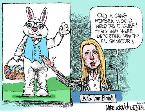 Cartoon: Dangerous gang bunny