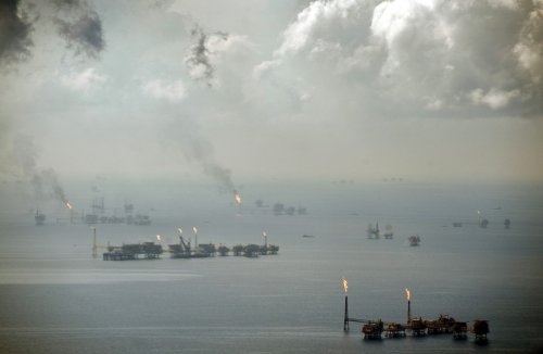 Oil company has been leaking 4,500 gallons of oil per day into the Gulf of Mexico for 14 years