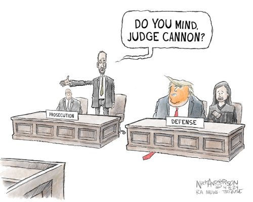 Cartoon: Judge Cannon