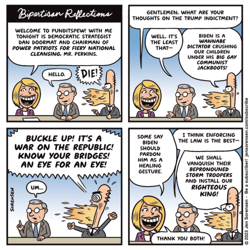 Cartoon: Bipartisan Reflections | Flipboard