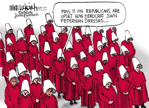 Cartoon: Mike Luckovich on dress codes