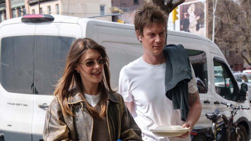 Daisy Edgar-Jones looks loved-up with her boyfriend Ben Seed in rare public outing as they step out in New York