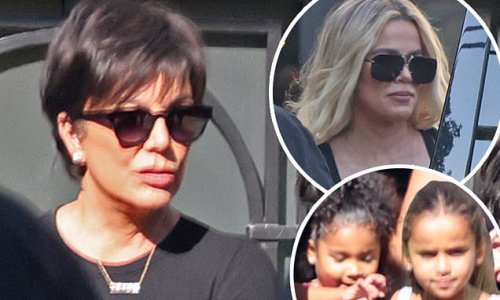 Kristmas in July! Khloe Kardashian and mom Kris Jenner arrive to a 'four hour' holiday photo shoot in LA with Khloe’s daughter True, 4, and brother Rob's 5-year-old toddler Dream