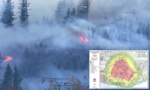 Nakia Creek Wildfire In Washington Forces Evacuation Of A Thousand