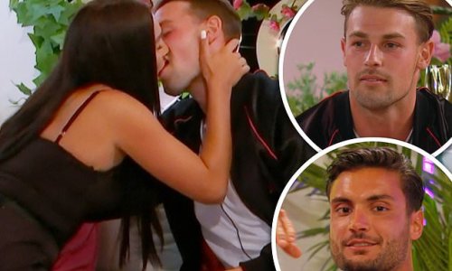 'Tasha who?!' Love Island viewers shocked as Andrew kisses Casa Amor's Coco... as it emerges he and Davide have 'pre-show link' to Cheyanne