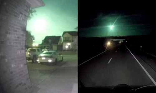Massive fireball brings people to TEARS as it lights up the skies over Texas, Alabama, Georgia, Mississippi, Louisiana and Florida - leaving some fearing 'Armageddon'