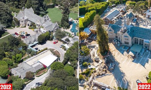 EXCLUSIVE: Playboy Mansion gets a facelift: Billionaire who bought Hugh Hefner's infamous home has spent three years on a refit - with roof replaced, sex grotto dug out to make room for a spa and extensions added to $100m iconic property