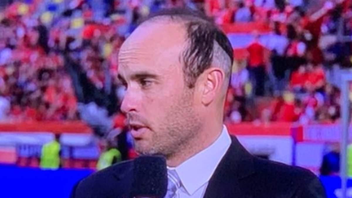 Landon Donovan's bizarre new haircut leaves Fox viewers BAFFLED: 'It's ok to be bald'