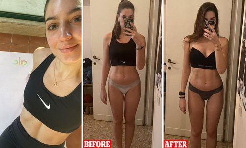 University student shares the simple daily exercise regime she followed to slim down her legs: 'I started seeing results after four weeks'