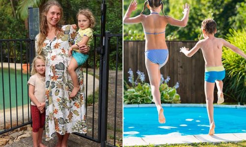 The terrifying near-fatal moment mum's four-year-old daughter scaled the pool gate to let her baby sister in: 'This is a forgotten danger'