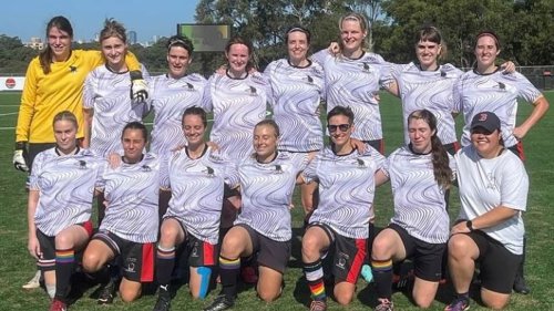Pictured: Women's soccer team featuring FIVE trans players that destroyed opposition 10-0 on way to...