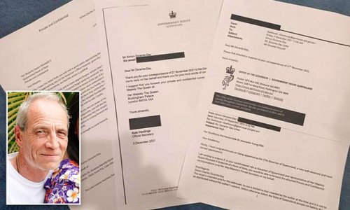 Aussie who claims he's King Charles III and Camilla's lovechild shares the last letter he sent the Queen before she died: 'I've kept it confidential until now'