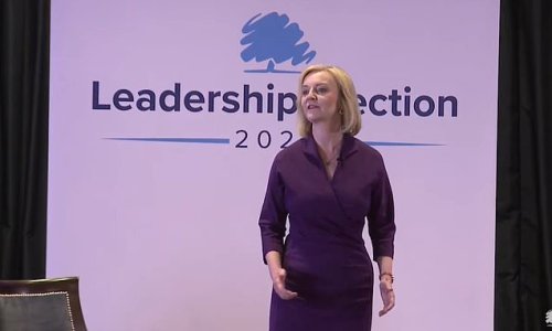 Liz Truss vows to take on the EU and scrap the 'unfair' Northern Ireland Protocol with a new Brexit law as Tory leadership rivals take their battle for No10 to Ulster - as a new poll suggests Rishi Sunak is making no headway into her lead