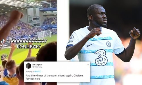 'This is the worst chant I’ve ever heard': Chelsea fans mocked for 'absolute s***' Kalidou Koulibaly song which rival fans taunt they 'made in the pub five minutes before leaving for the turnstiles'