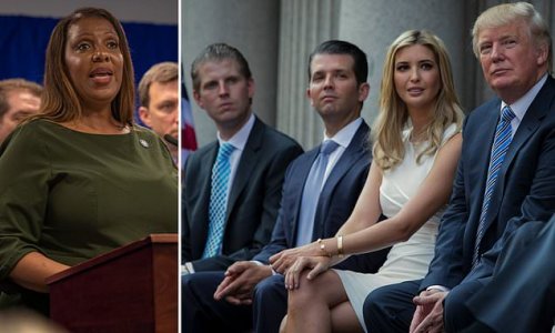 New York AG's bid to derail Trump's presidential run? Letitia James wants $250m fraud lawsuit against Trump family to take place before end of 2023 - and in front of judge who held former president in contempt