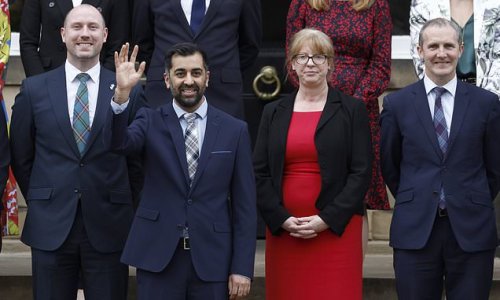 Recovering from what, Humza? New SNP leader Yousaf is mocked after he appoints an 'NHS Recovery' minister as part of Cabinet shake-up following his own two-year spell in charge of Scotland's creaking health service
