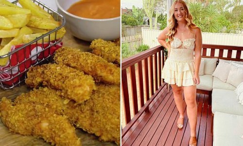 How to make HEALTHY KFC: Foodie shares her recipe for crispy chicken and 'supercharged' sauce - after losing eight kilograms in just five months