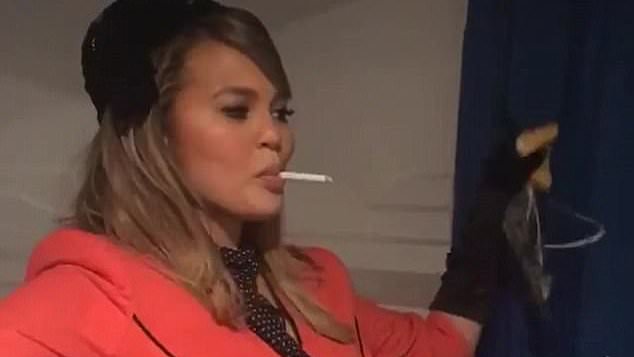 As Chrissy Teigan reveals she's a secret smoker, these are all the 'wellness loving stars' who have been caught sneakily puffing on cigarettes