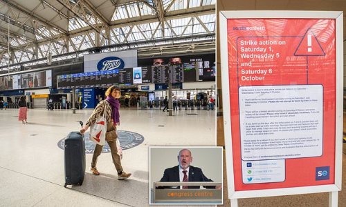 Rail strikes to start again TOMORROW: Passengers face yet more travel chaos as union boss says members are 'in this for the long haul' - with more action planned for this weekend