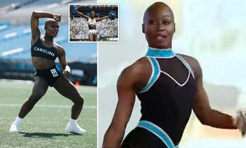 NFL's first transgender cheerleader Justine Linsday angrily slams home state of North Carolina for law banning trans women from competing in sports