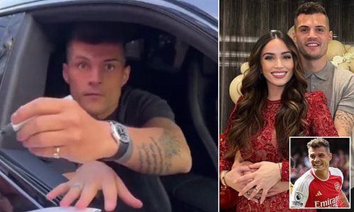 'It's not about the missus!': Granit Xhaka tells Arsenal fans decision over his future is NOT down to his wife's desire to leave, as midfielder nears exit with Bundesliga clubs interested