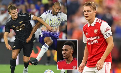 'I always enjoy responsibility. I'm captain for my country': Martin Odegaard says he would relish the chance to skipper Arsenal and is not fazed by the armband's apparent curse over recent years