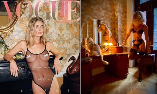 Paulina Porizkova, 56, poses for 'full frontal nude' cover of Vogue