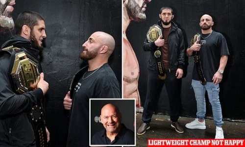 Islam Makhachev slams Dana White and the UFC for huge fail over Volkanovski super fight - as the flyweight champ shoots down Russian's startling claim about Aussie fighters