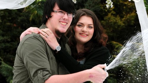 Number's up for Lotto winners' marriage as childhood sweethearts who wed after £45million jackpot...
