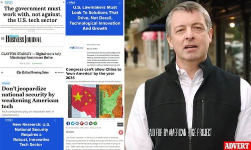 Facebook's 'fake news': Social media giant planted op-eds in newspapers and ran TV ads across the US via shadowy lobbying group it secretly funded to defend it from politicians calling for greater regulation