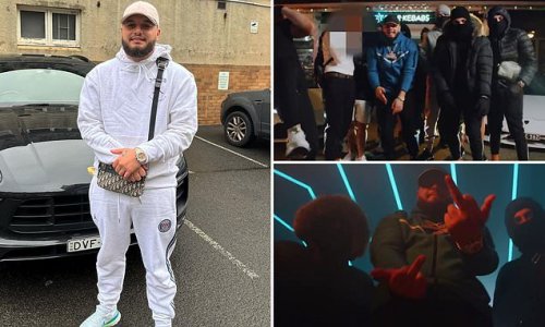Gangsters go viral: As a bloody gang war erupts in Sydney a rapper connected to the thugs is now boasting about wanting to shoot rivals in vile music video: 'Will blow off your head'
