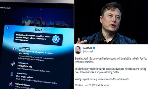 Elon Musk confirms Twitter has a HUGE change coming on April 15 – and it's bad news if you don't want to pay £11/month