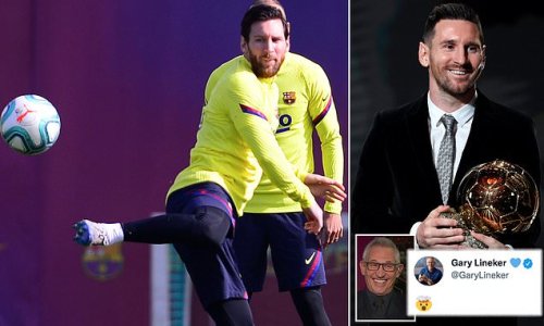 Gary Lineker is mind-blown by Lionel Messi as he retweets video