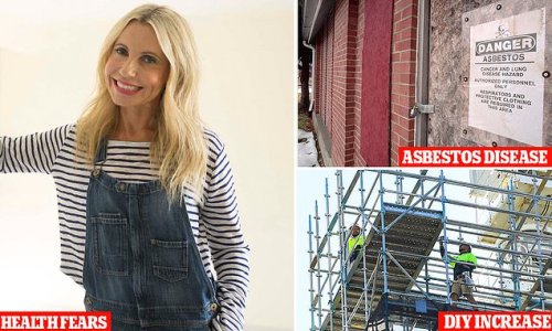 Urgent warning to renovators about the killer hiding in their homes - as TV star reveals her chilling fears after breathing in deadly asbestos fibres: 'I often wonder now, am I going to die?'