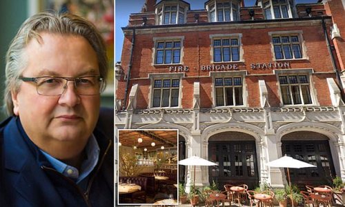 Top furniture designer sues swanky Chiltern Firehouse for over £200,000 after tripping over step in toilet and suffering severe facial injuries as he denies bottle of wine he shared over a meal was to blame