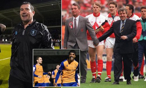 Nigel Clough will finally get to emulate his legendary dad Brian and lead a team out at Wembley on Saturday... and here's why his Mansfield players are hoping to be 'Walking in Memphis' after their League Two play-off final with Port Vale!